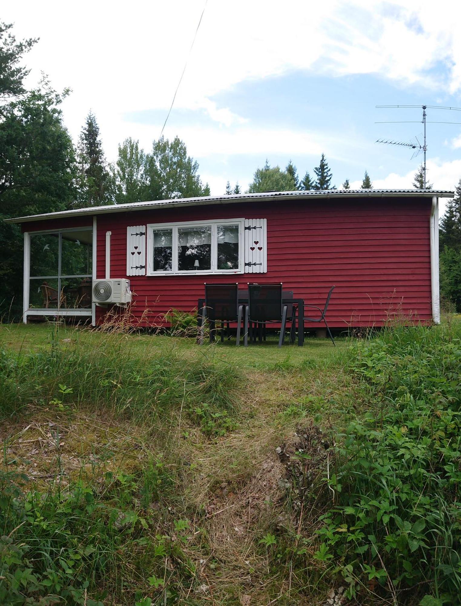 Stuga Vad Vatten Åsarp Exterior foto